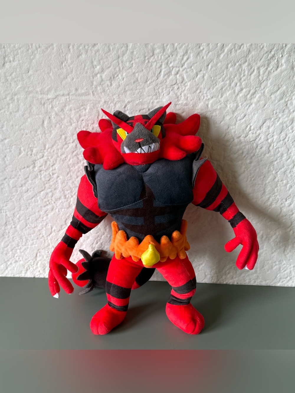 Pokémon Incineroar Plush - Red & Black 14”